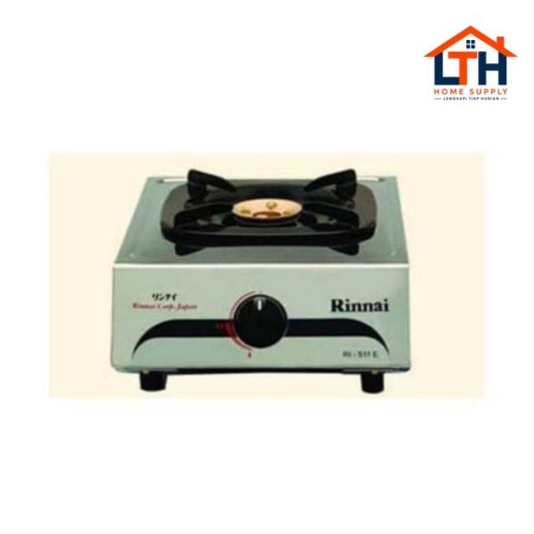 KOMPOR GAS RINNAI 1 TUNGKU STAINLESS - RI 511 E SNI