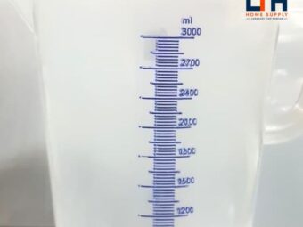 GELAS UKUR / TAKAR / PLASTIK 3000 ml GREEN LEAF/ MEASURING CUP