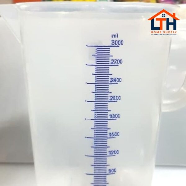 1-1026-1.jpg GELAS UKUR / TAKAR / PLASTIK 3000 ml GREEN LEAF/ MEASURING CUP