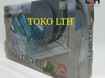 RAK PIRING STAINLESS STEEL SUPRA DISH DRYER DRAINER TATAKAN CUCI PIRING