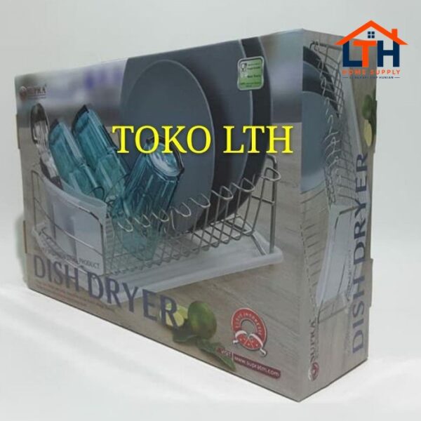 Rak Piring Stainless Steel Supra