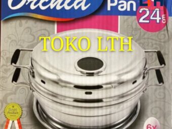 1-1059-1.jpg BAKING PAN 24CM ORCHID PANCI CETAKAN PEMANGGANG KUE LOYANG BOLU 6 TELUR BAKINGPAN 24 CM