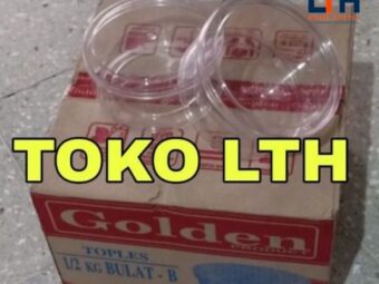 1-1094-1.jpg 12 PCS TOPLES KUE KERING BULAT POLOS GOLDEN 350 GRAM