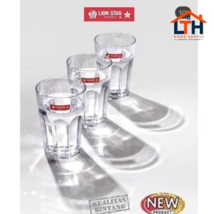 1-1098-1.jpg 3 PCS GELAS PLASTIK MURANO 500 ml LION STAR /GELAS MIKA/AKRILIK