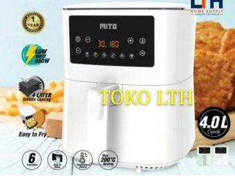 AIR FRYER DIGITAL MITO AF1 LOW WATT 4 LITER / DIGIFRYER MITOCHIBA AF 1