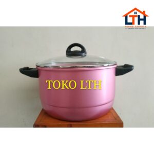 1-1115-1.jpg PANCI DANDANG LANGSENG KUKUS STEAMER 24 26 CM TUTUP KACA ALUMUNIUM MASPION MAGIC POT ALCOR