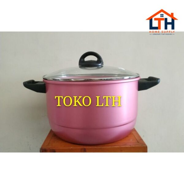 1-1115-1.jpg PANCI DANDANG LANGSENG KUKUS STEAMER 24 26 CM TUTUP KACA ALUMUNIUM MASPION MAGIC POT ALCOR