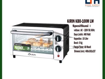 1-1127-1.jpg OVEN LISTRIK KIRIN 10 LITER KBO100M LOW WATT ELECTRIC OVEN KBO 100 M LW