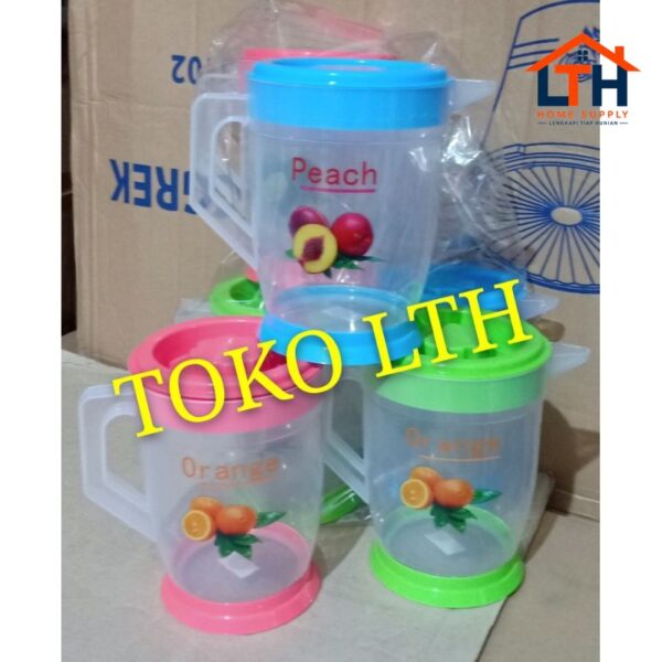 1-1128-1.jpg ESKAN TEKO AIR PLASTIK 1700 ML YURIKO WATERJUG PITCHER HOMMY 3802