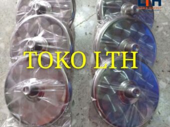 PER 12 PCS TUTUP GELAS STAINLESS