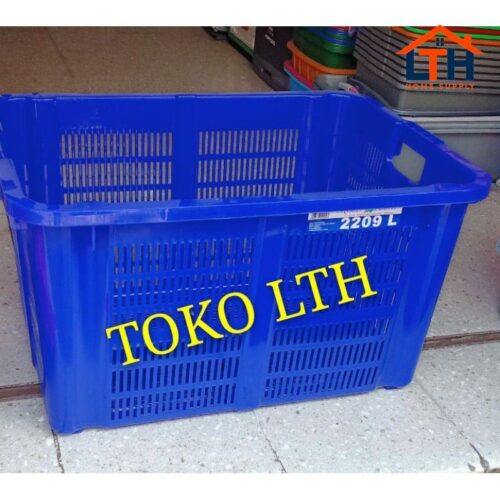 1-1133-1.jpg CONTAINER KERANJANG INDUSTRI SERBAGUNA 2209L GREEN LEAF 2209 L KRAT LUBANG