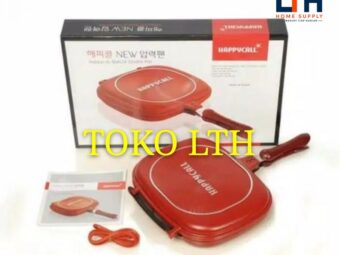 HAPPY CALL DOUBLE PAN JUMBO 32 CM ORIGINAL PENGGORENGAN TUTUP HAPPYCALL