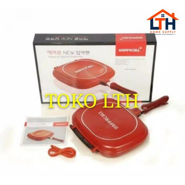 1-1134-1.jpg HAPPY CALL DOUBLE PAN JUMBO 32 CM ORIGINAL PENGGORENGAN TUTUP HAPPYCALL