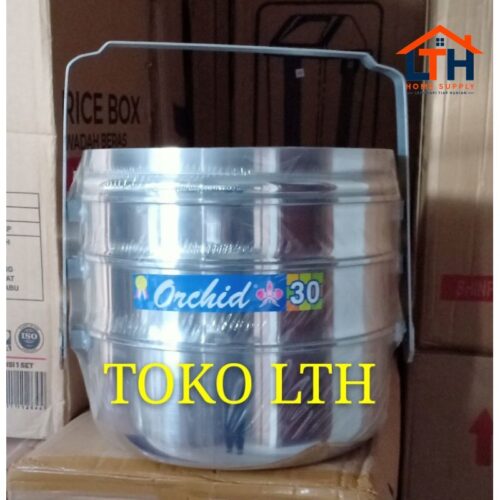 1-1143-1.jpg Rantang Alumunium 3 Susun 30cm T S3 - Orchid