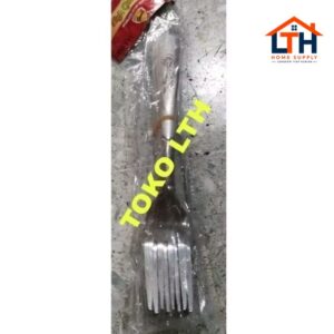 1-1149-1.jpg PER 12 PCS GARPU MAKAN STAINLESS STEEL TEBAL MOTIF BINTANG