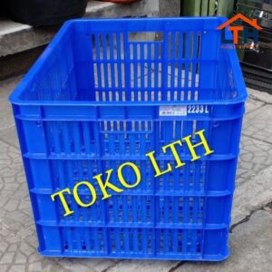 CONTAINER RODA 2233L KERANJANG LUBANG INDUSTRI SERBAGUNA 2233 L BOX BESAR GREEN LEAF