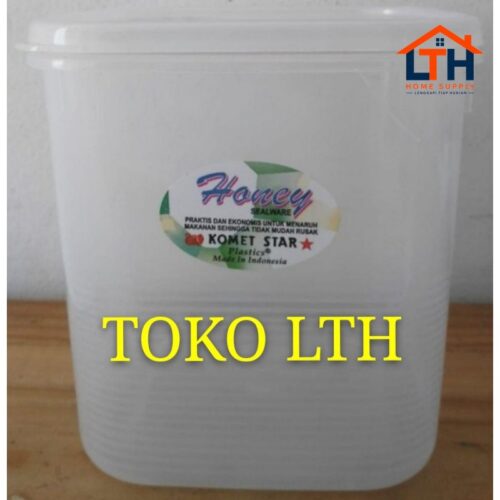 1-1159-1.jpg TOPLES HONEY 1 KG KOMET STAR KOTAK SEGI WADAH GULA KUE CEMILAN
