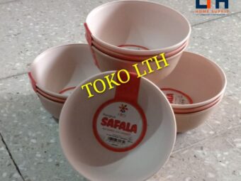 1-1168-1.jpg PER 6 PCS MANGKOK PLASTIK 5.5" WARNA / RINGKOK KOBOKAN MANGKUK