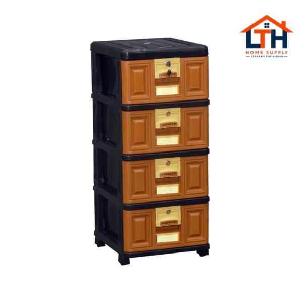 1-118-1.jpg LEMARI STOCKCASE PLASTIK SUSUN 4 NAPOLLY-STA4000BK1