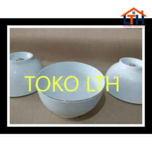 1-1204-1.jpg Mangkok Keramik Polos List Emas 5inch (6pcs)