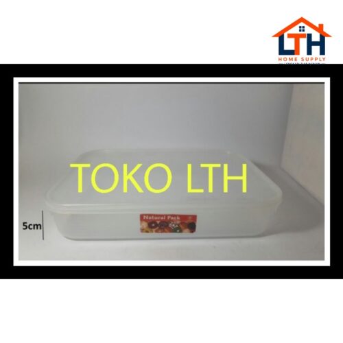 1-1211-1.jpg KOTAK MAKANAN NATURAL PACK 1900 ML KOMET STAR FOOD SEALWARE TRANSPARAN