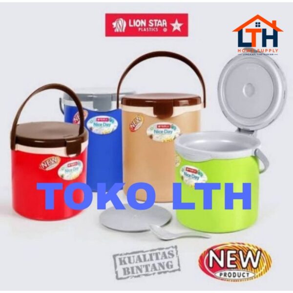 1-1224-1.jpg THERMOS NASI ES HANAMI 20 LTR LION STAR RICE ICE BUCKET TERMOS