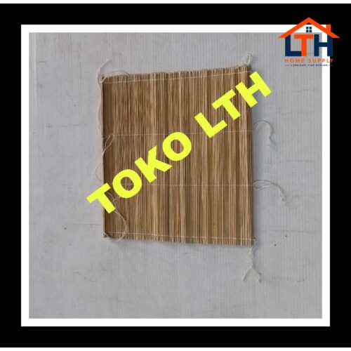 1-1236-1.jpg GULUNGAN SUSHI ROLL MAT TIKAR BAMBU PENGGULUNG SUSHI ROLLING MAT
