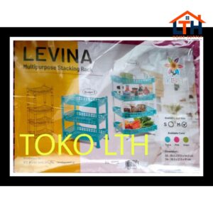 Rak Dapur 3 Susun Keranjang Bumbu - Levina Kirei