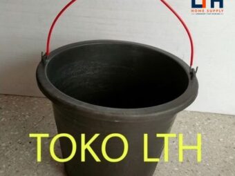 EMBER COR TIMBA 20 HITAM KARET PLASTIK TEBAL ANTI PECAH