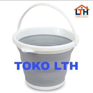 EMBER LIPAT PORTABLE 10 LITER WATER BUCKET FOLDABLE 10L BASKOM TINGGI