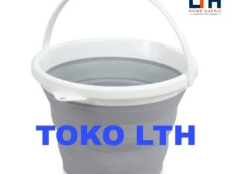1-1258-1.jpg EMBER LIPAT PORTABLE 10 LITER WATER BUCKET FOLDABLE 10L BASKOM TINGGI