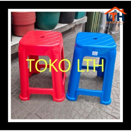 1-1267-1.jpg BANGKU BASO PLASTIK AMANA BHG1 HIGH STOOL BASIC HOME LION STAR KURSI TINGGI