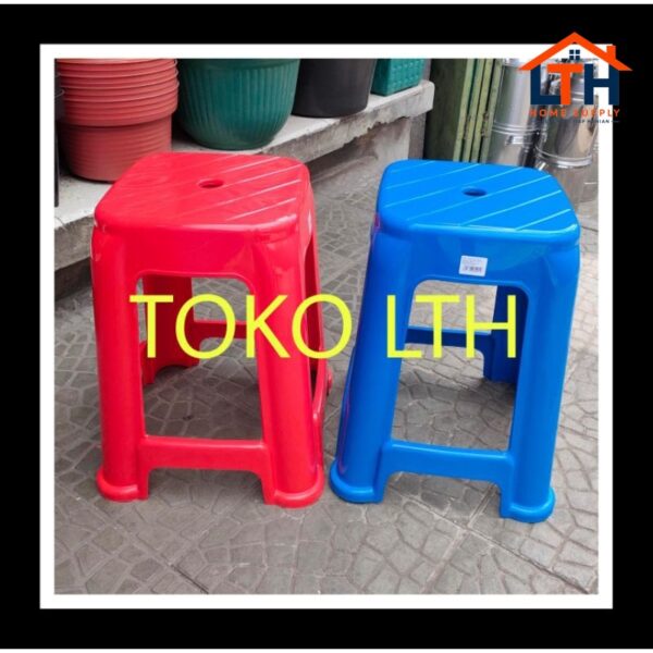 1-1267-1.jpg BANGKU BASO PLASTIK AMANA BHG1 HIGH STOOL BASIC HOME LION STAR KURSI TINGGI