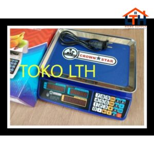 1-1269-1.jpg TIMBANGAN DIGITAL 30 KG MEJA CROWN STAR DAPUR KUE DAGING BUAH LAUNDRY