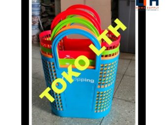 1-129-1.jpg KERANJANG BELANJA MELODY SHOPPING BASKET LION STAR B-5 / TAS JINJINGAN PASAR B5