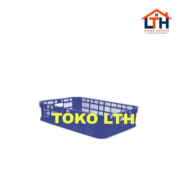 CONTAINER KERANJANG INDUSTRI SERBAGUNA 2212L GREEN LEAF BOX ROTI BUAH 2212 L