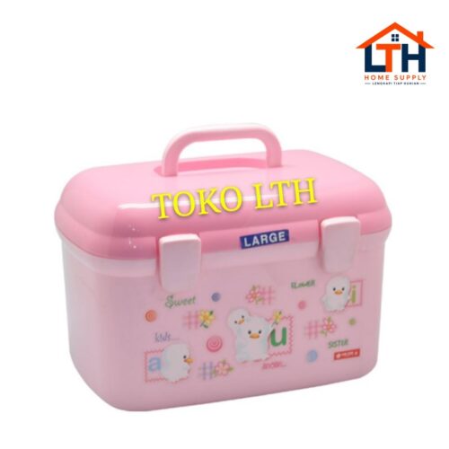1-130-1.jpg KOTAK JINJING SERBAGUNA LARGE ZELLA CASE (L) LION STAR JX-10 / BOX KOSMETIK SOUVERNIR