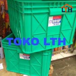 1-1310-1.jpg CONTAINER BOX INDUSTRI SERBAGUNA 9919 P ATARI GREEN LEAF KOTAK WADAH TERTUTUP 9919 P