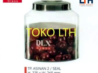 1-1311-1.jpg TOPLES KACA ASINAN 2 SEAL 10 LITER DLX GLASS CANISTER JAR BESAR MANISAN JUMBO
