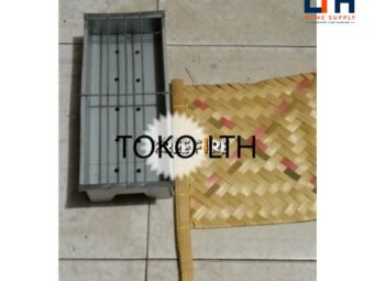 BAKARAN PANGGANGAN SATE IKAN AYAM ARANG + KIPAS BAMBU