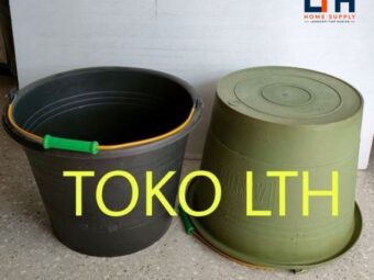 EMBER COR TIMBA 22 HITAM KARET PLASTIK TEBAL ANTI PECAH