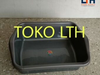 1-1329-1.jpg BAK SEGI 302 SILVER ABU KOMET BASKOM PERSEGI KOTAK TAHU BAK PASIR KUCING