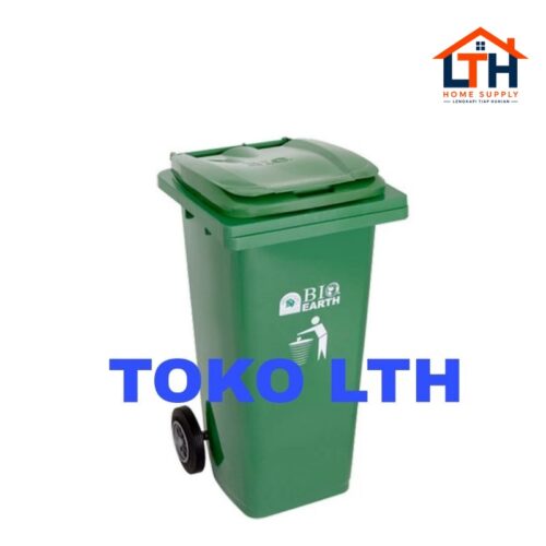 1-1330-1.jpg TEMPAT SAMPAH RODA SEGI BIO 120 LITER 2312 GREEN LEAF KOTAK SAMPAH BESAR