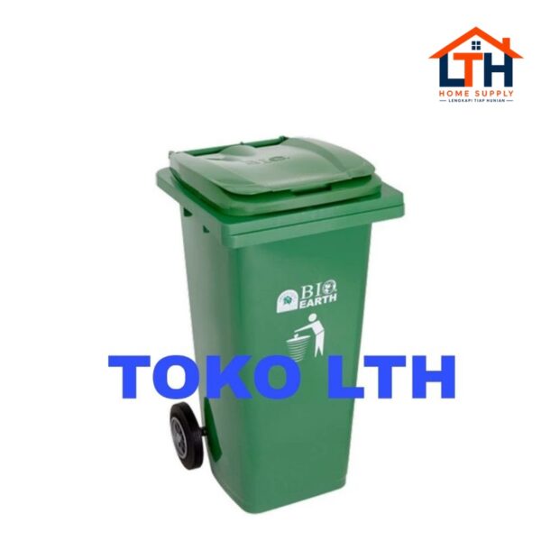 1-1330-1.jpg TEMPAT SAMPAH RODA SEGI BIO 120 LITER 2312 GREEN LEAF KOTAK SAMPAH BESAR