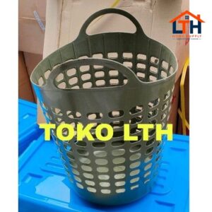 Keranjang Laundry Bulat Jinjing - Lexus