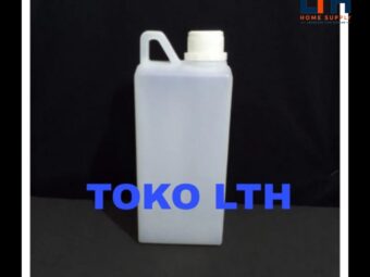 1-1345-1.jpg JERIGEN TINGGI 1 LITER NATURAL TUTUP SEGEL HDPE JERIGEN BOTOL PLASTIK KIMIA 1000 ML