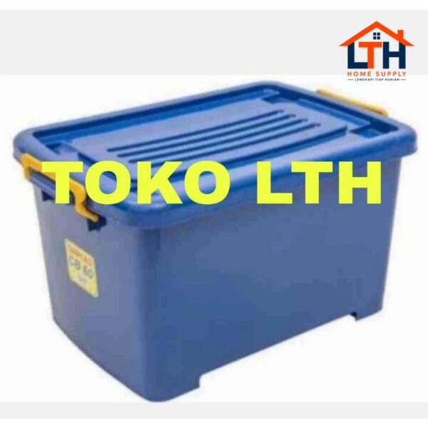 CONTAINER BOX WARNA 60 LTR SINPLAS 113 CB 60 SHINPO KOTAK PENYIMPANAN