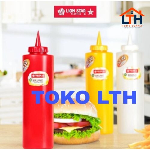 1-1351-1.jpg BOTOL SAOS MAYONAISE 425 ML BRUNO SAUCE KEEPER TS54 SAUS KECAP SAMBAL LION STAR