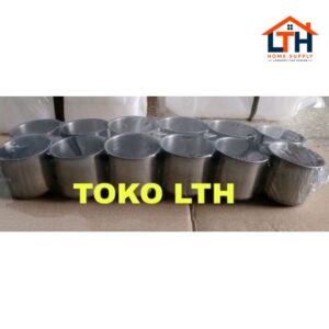 1-1353-1.jpg 6 PCS CANGKIR MINI 6 CM STAINLESS STEEL MUG CUP GELAS TEH KOPI SOUVENIR