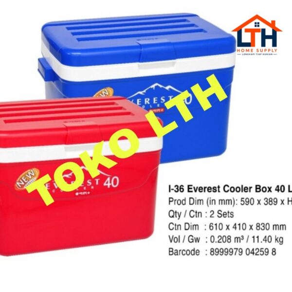 1-1359-1.jpg EVEREST COOLER BOX 40 LITER LION STAR I-36 KOTAK ES PENDINGIN MINUMAN